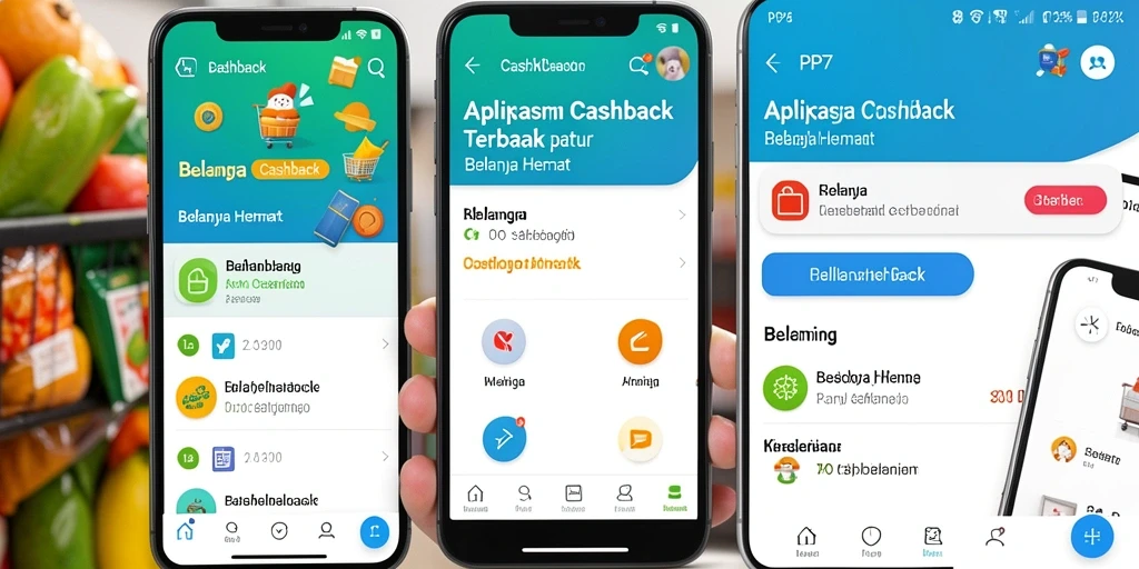 Tampilan antarmuka aplikasi PP7 untuk Cashback yang user-friendly.