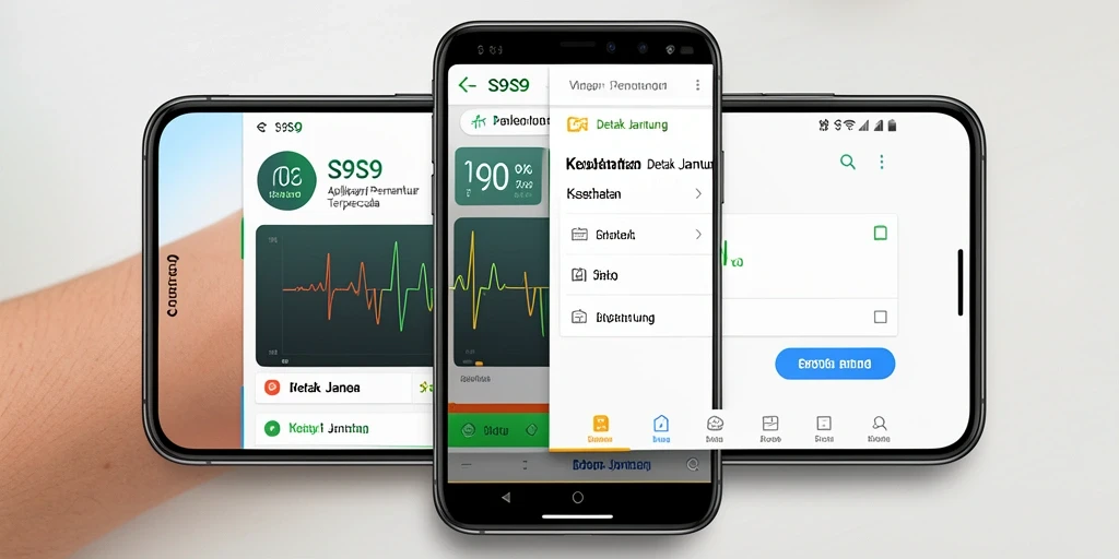 Antarmuka S9S9 yang intuitif dan informatif.