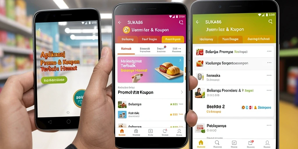 Tampilan antarmuka SUKA86 yang ramah pengguna dengan fungsi kupon.