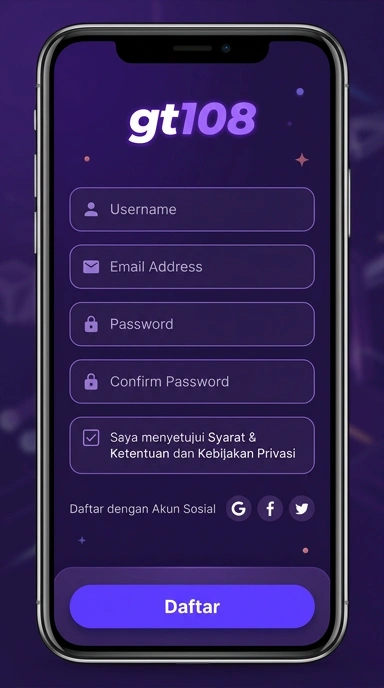 Panduan Registrasi Akun Baru gt108 untuk Pengguna Android